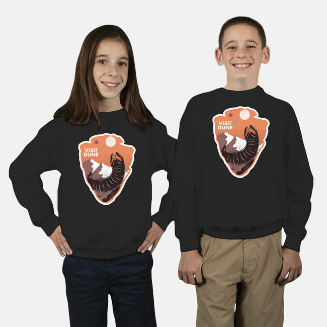 Visit Dune-youth crew neck sweatshirt-palmstreet
