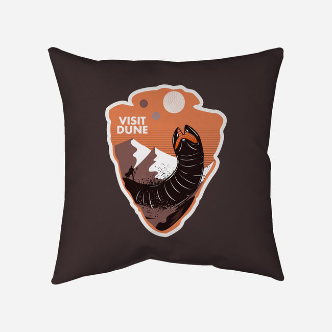 Visit Dune-none removable cover throw pillow-palmstreet