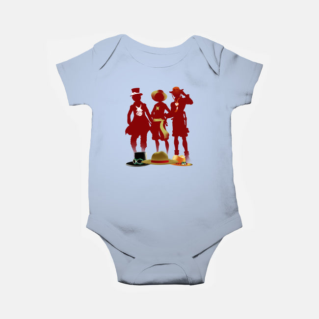 We Are Brothers-baby basic onesie-RamenBoy