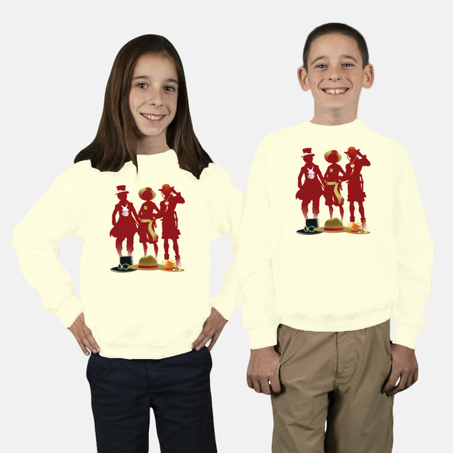 We Are Brothers-youth crew neck sweatshirt-RamenBoy