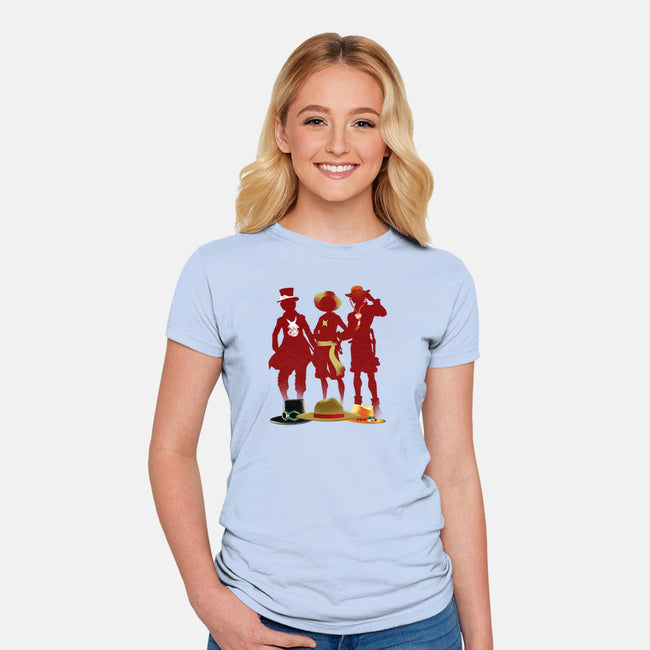 We Are Brothers-womens fitted tee-RamenBoy