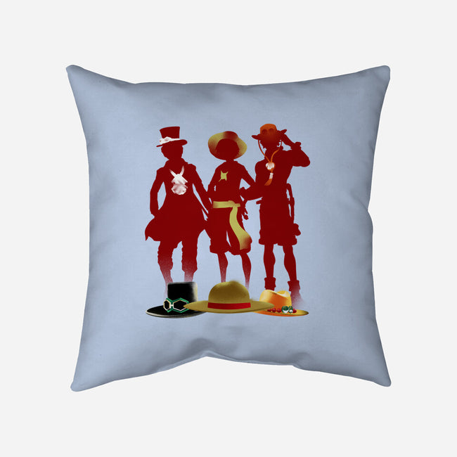We Are Brothers-none removable cover w insert throw pillow-RamenBoy