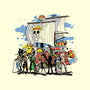 Straw Crew-none removable cover w insert throw pillow-fanfabio