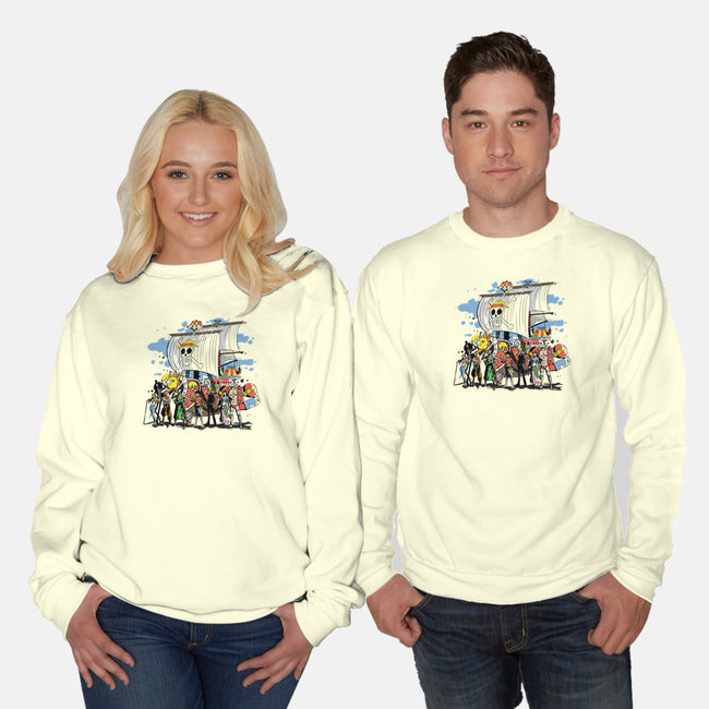 Straw Crew-unisex crew neck sweatshirt-fanfabio