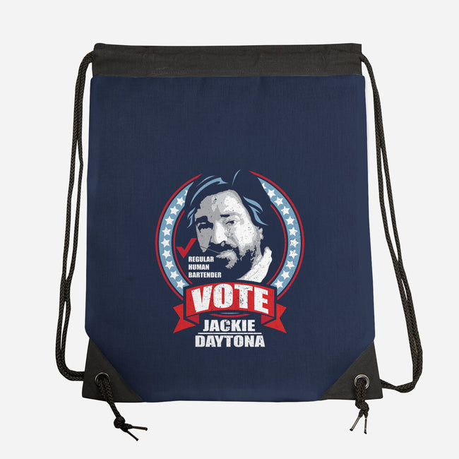 Vote Jackie-none drawstring bag-jrberger