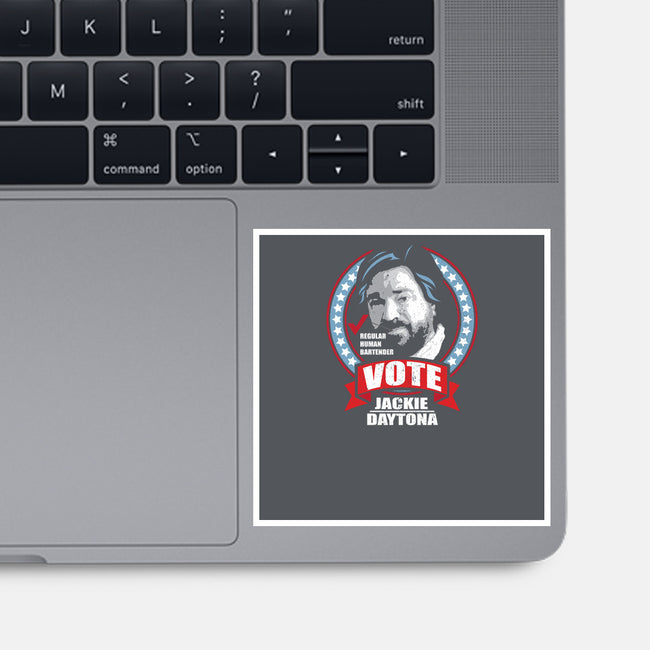 Vote Jackie-none glossy sticker-jrberger