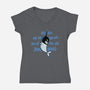 Na Narwhal-womens v-neck tee-Wenceslao A Romero