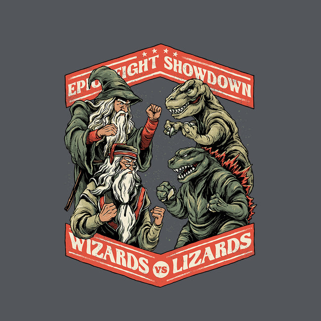 Wizards vs Lizards-womens basic tee-glitchygorilla
