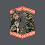 Wizards vs Lizards-none removable cover w insert throw pillow-glitchygorilla