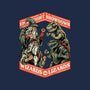 Wizards vs Lizards-none removable cover w insert throw pillow-glitchygorilla