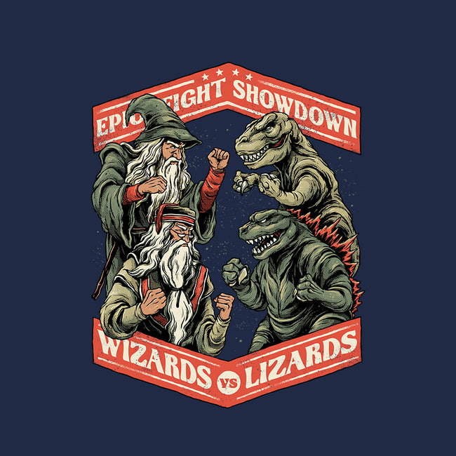 Wizards vs Lizards-womens basic tee-glitchygorilla