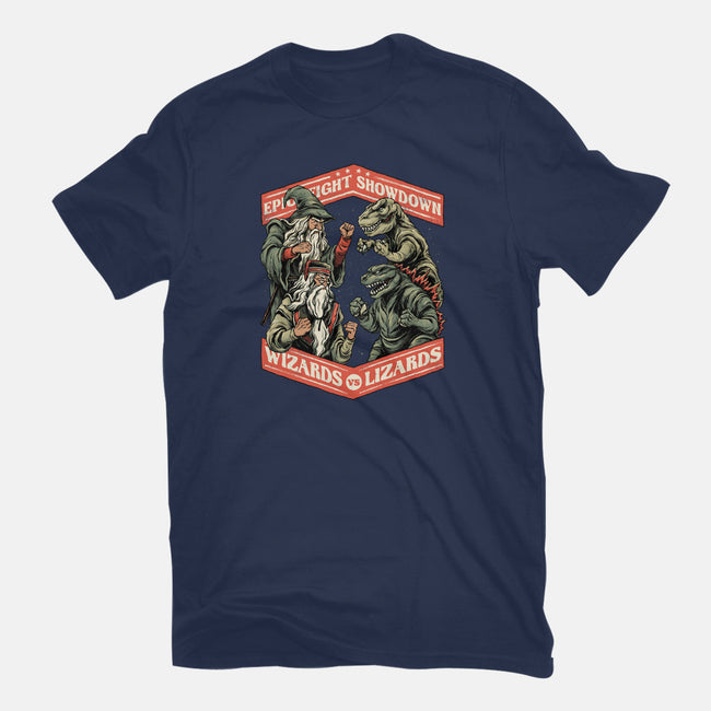 Wizards vs Lizards-mens heavyweight tee-glitchygorilla