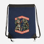 Wizards vs Lizards-none drawstring bag-glitchygorilla
