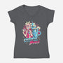 Drink Bros-womens v-neck tee-yumie