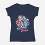 Drink Bros-womens v-neck tee-yumie
