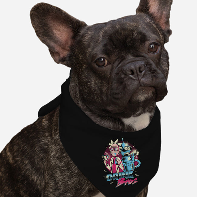 Drink Bros-dog bandana pet collar-yumie