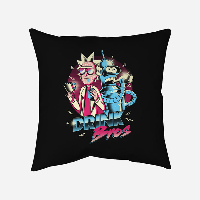 Drink Bros-none removable cover w insert throw pillow-yumie