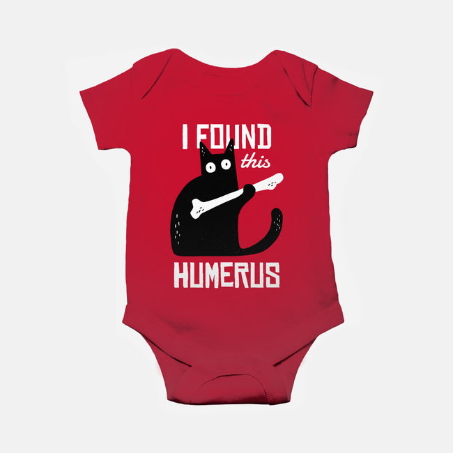 Cat With A Bone-baby basic onesie-cottonwander