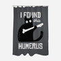 Cat With A Bone-none polyester shower curtain-cottonwander