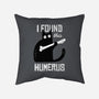 Cat With A Bone-none removable cover w insert throw pillow-cottonwander
