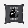 Cat With A Bone-none removable cover throw pillow-cottonwander