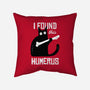 Cat With A Bone-none removable cover throw pillow-cottonwander