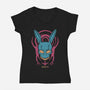 Donnie Wake Up-womens v-neck tee-thewizardlouis