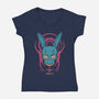 Donnie Wake Up-womens v-neck tee-thewizardlouis