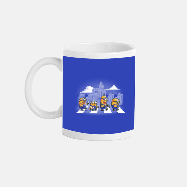 Yellow Road-none glossy mug-trheewood