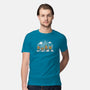 Yellow Road-mens premium tee-trheewood