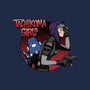 Robot Girl-none removable cover w insert throw pillow-pigboom