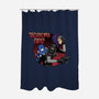 Robot Girl-none polyester shower curtain-pigboom