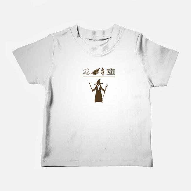 Wizard Hieroglyphs-baby basic tee-Shadyjibes