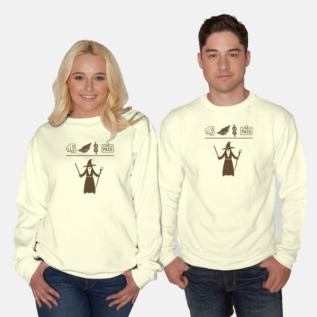 Wizard Hieroglyphs-unisex crew neck sweatshirt-Shadyjibes