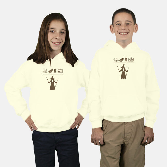 Wizard Hieroglyphs-youth pullover sweatshirt-Shadyjibes
