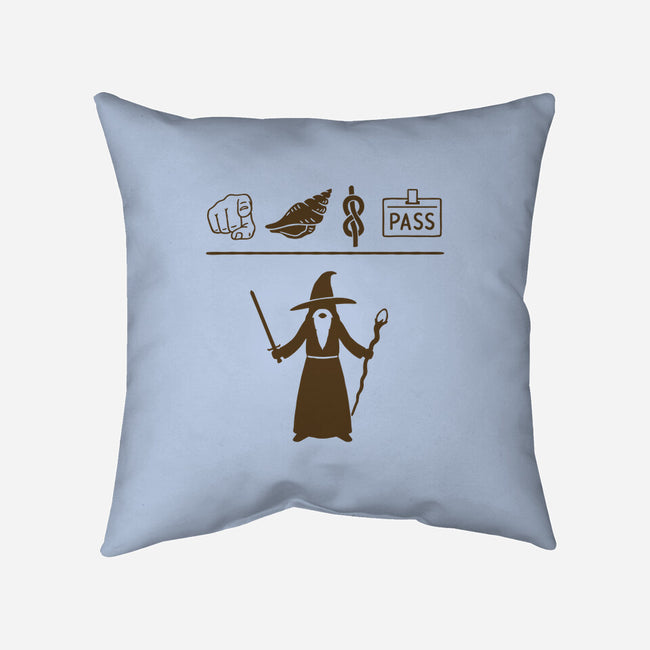 Wizard Hieroglyphs-none removable cover w insert throw pillow-Shadyjibes