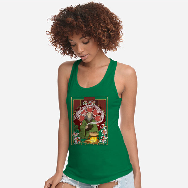 Uncles Tea-womens racerback tank-Rain