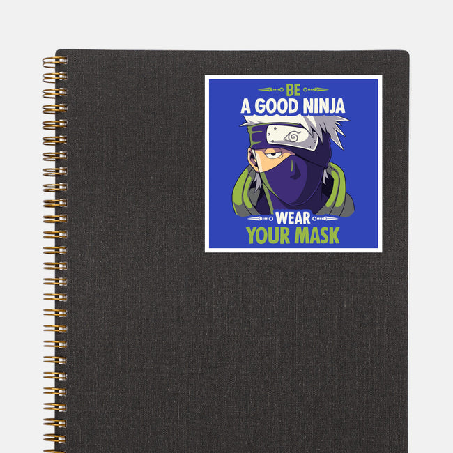 Good Ninja-none glossy sticker-Geekydog