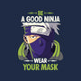Good Ninja-none zippered laptop sleeve-Geekydog
