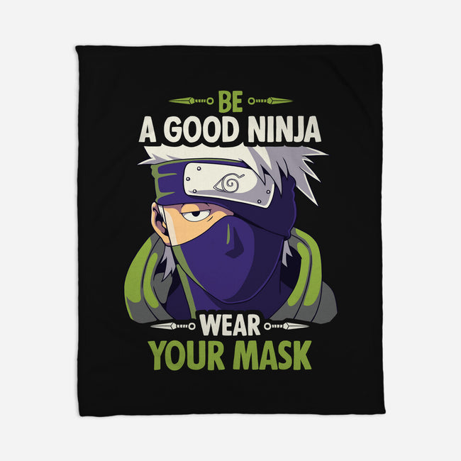 Good Ninja-none fleece blanket-Geekydog
