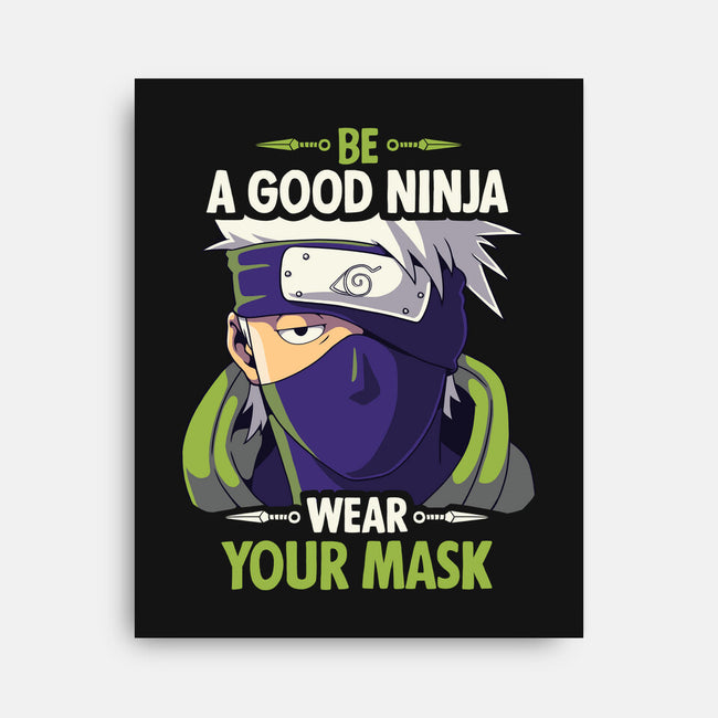 Good Ninja-none stretched canvas-Geekydog