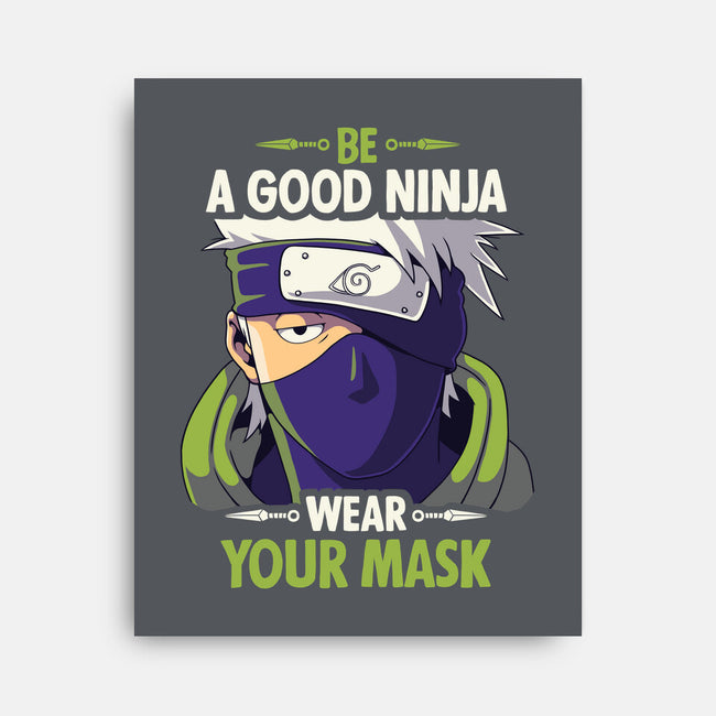 Good Ninja-none stretched canvas-Geekydog