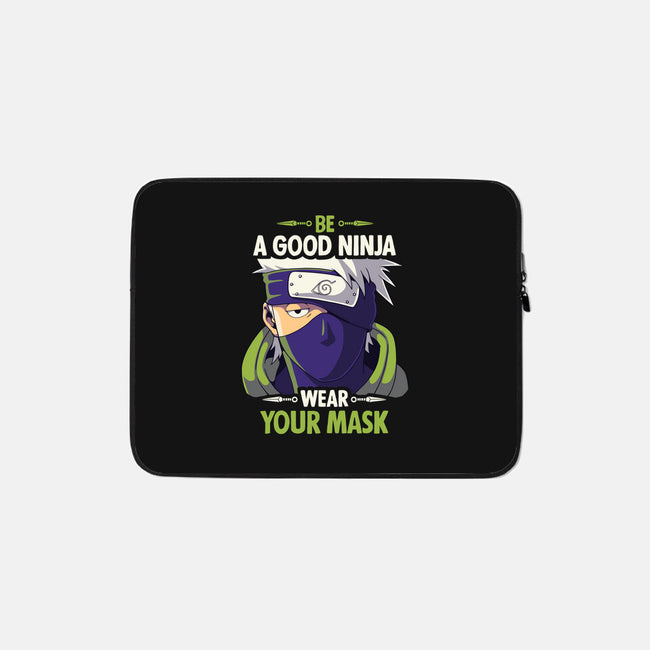 Good Ninja-none zippered laptop sleeve-Geekydog