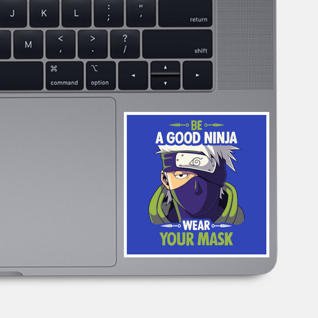 Good Ninja-none glossy sticker-Geekydog