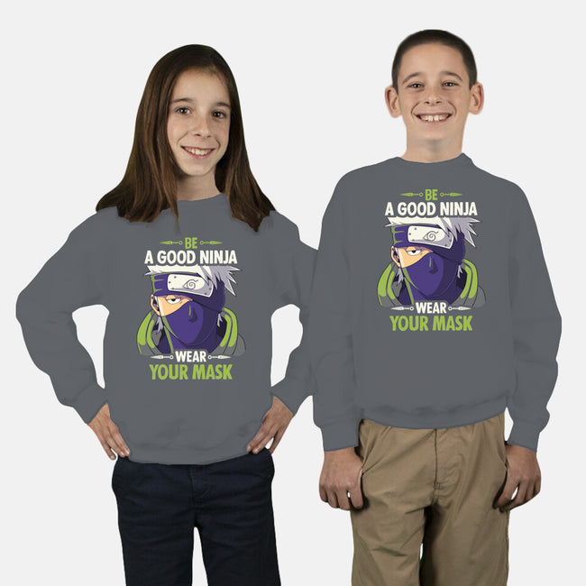 Good Ninja-youth crew neck sweatshirt-Geekydog