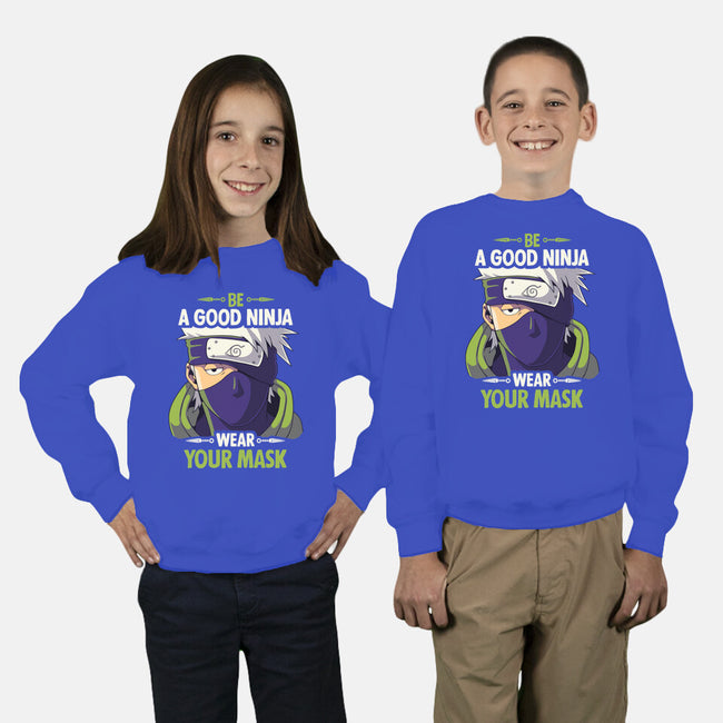 Good Ninja-youth crew neck sweatshirt-Geekydog