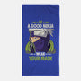 Good Ninja-none beach towel-Geekydog