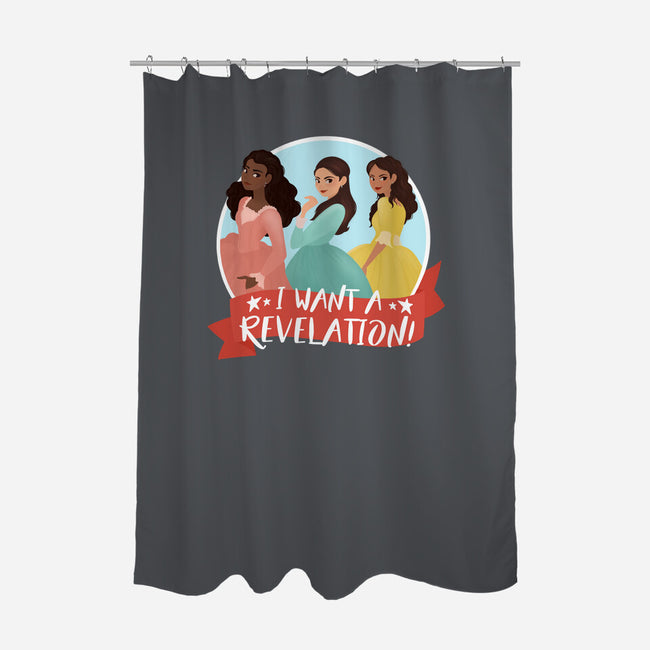 Revelation-none polyester shower curtain-kosmicsatellite