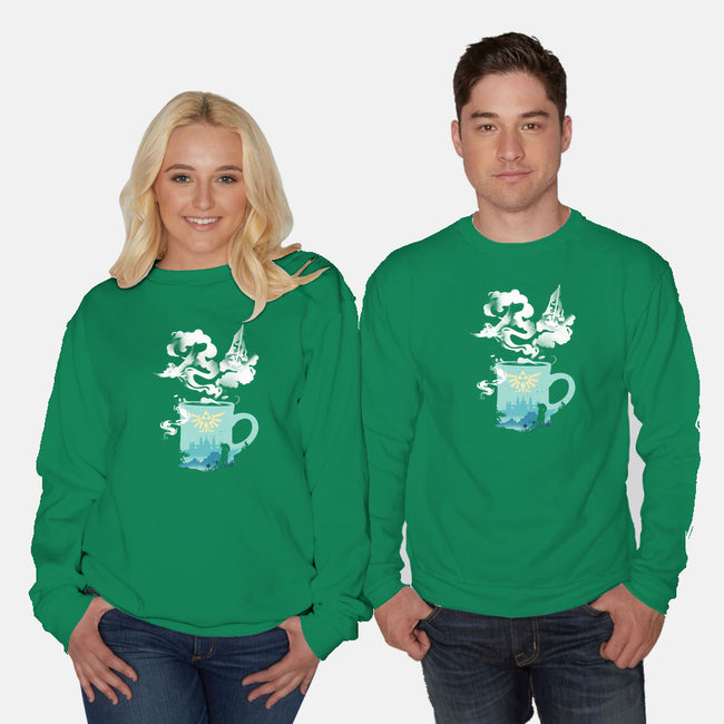 Adventure Brews-unisex crew neck sweatshirt-RamenBoy