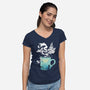 Adventure Brews-womens v-neck tee-RamenBoy
